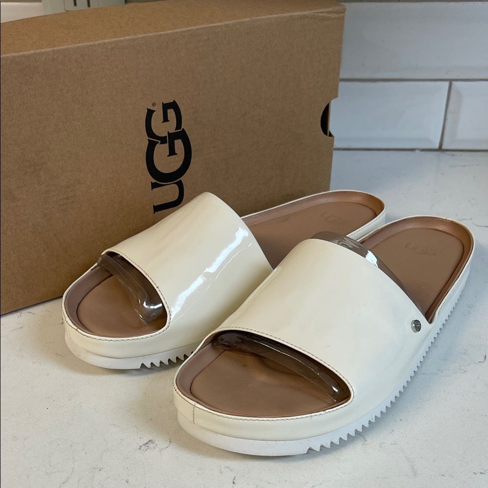 UGG W Jane Patent slide sandals (style #1101071 Size 9.5